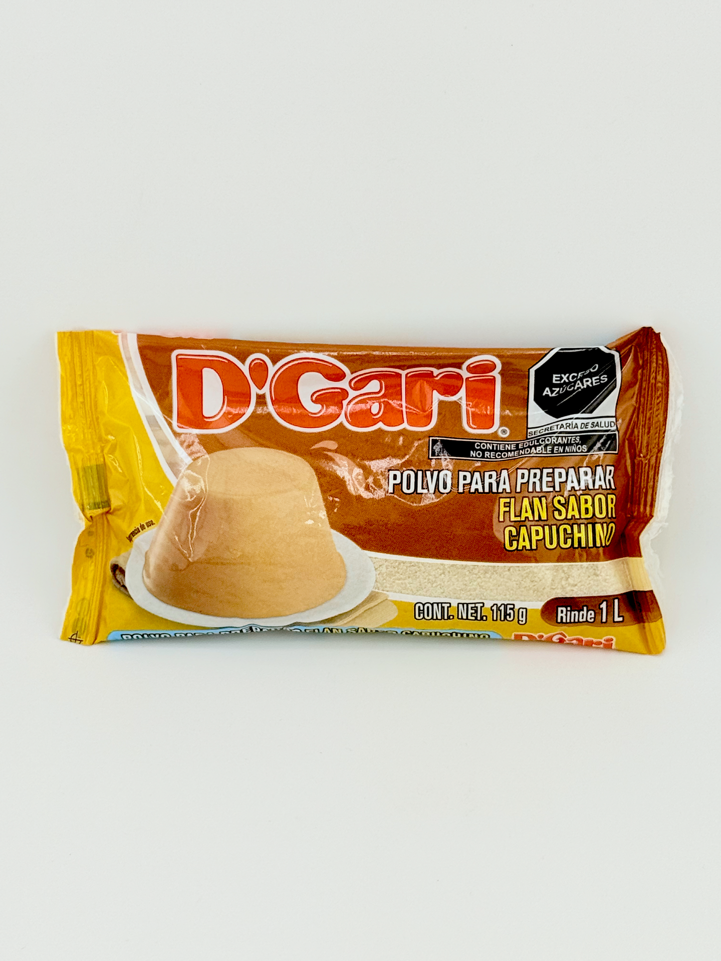 D'gari flan sabor Capuchino