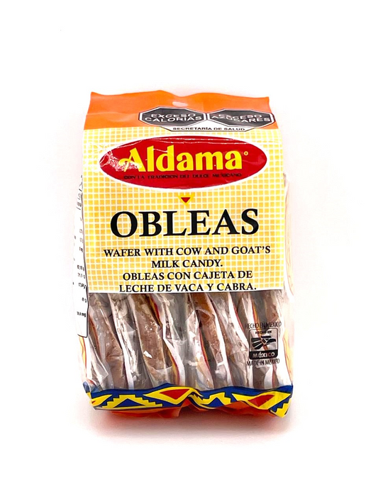 Mini obleas con cajeta
