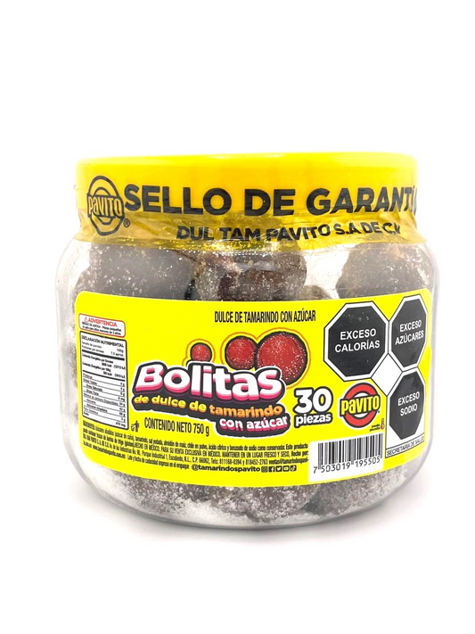Bolitas de dulce de tamarindo