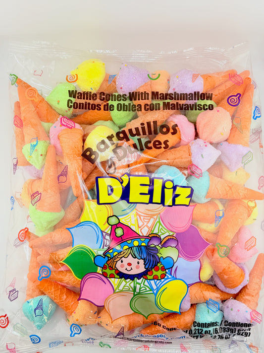 Barquillos y dulces sin chispas 24pz