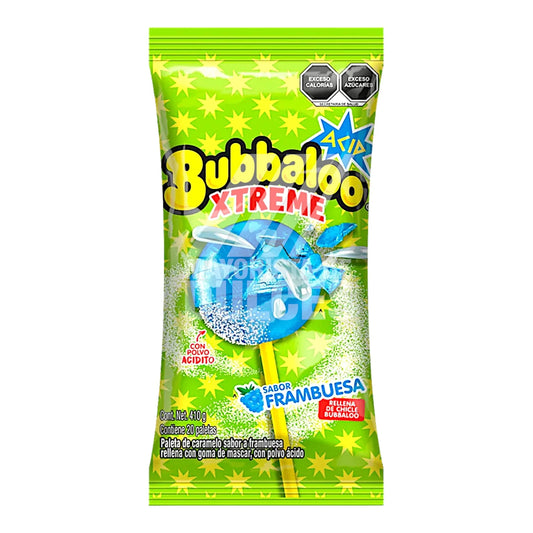 Bubbaloo xtreme frambuesa