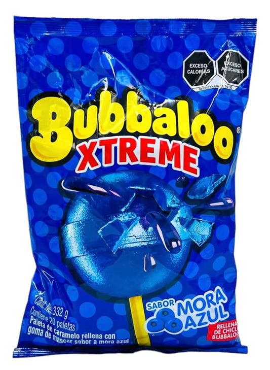 Bubbaloo xtreme mora azul