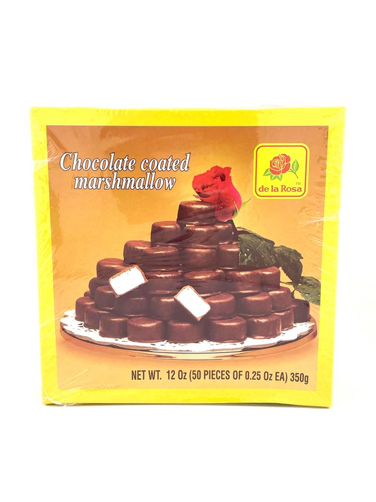 Chocolate coated marshmallow