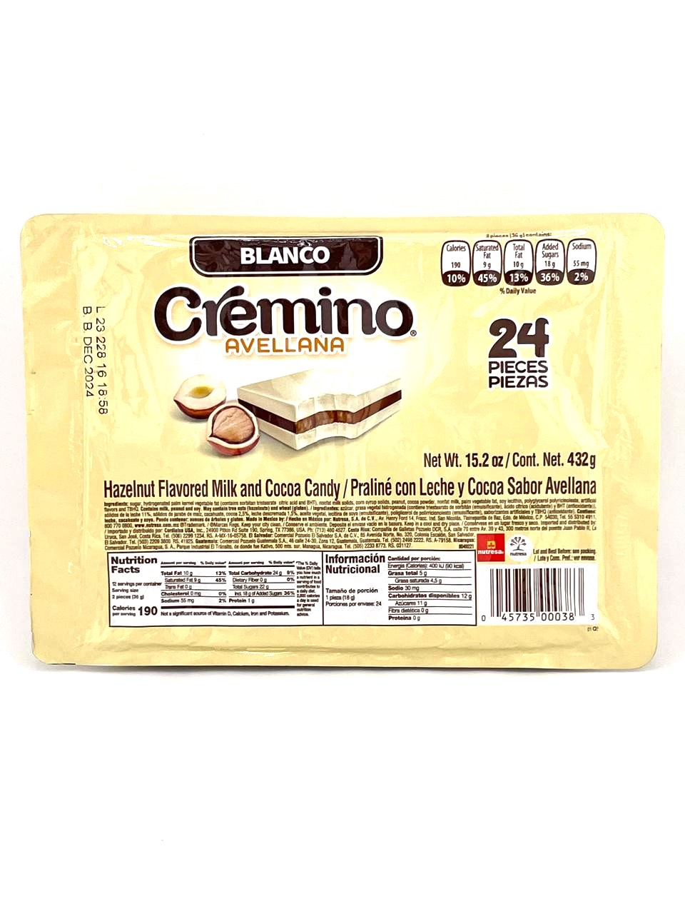 Cremino Blanco 24pz