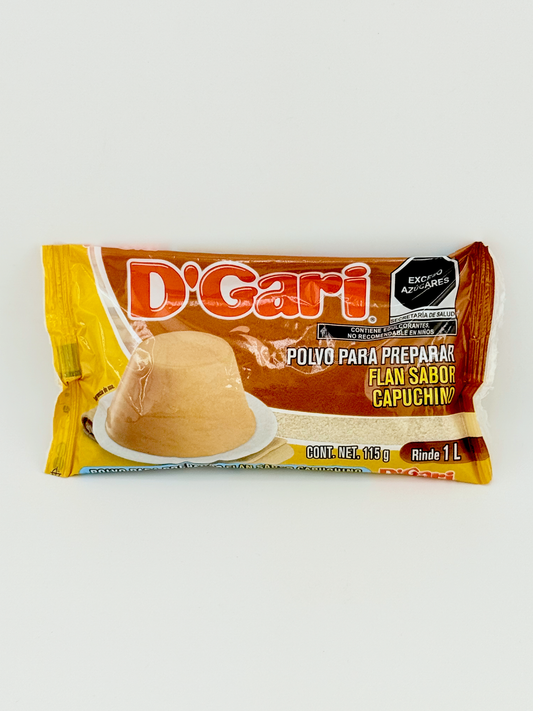 D'gari flan sabor Capuchino