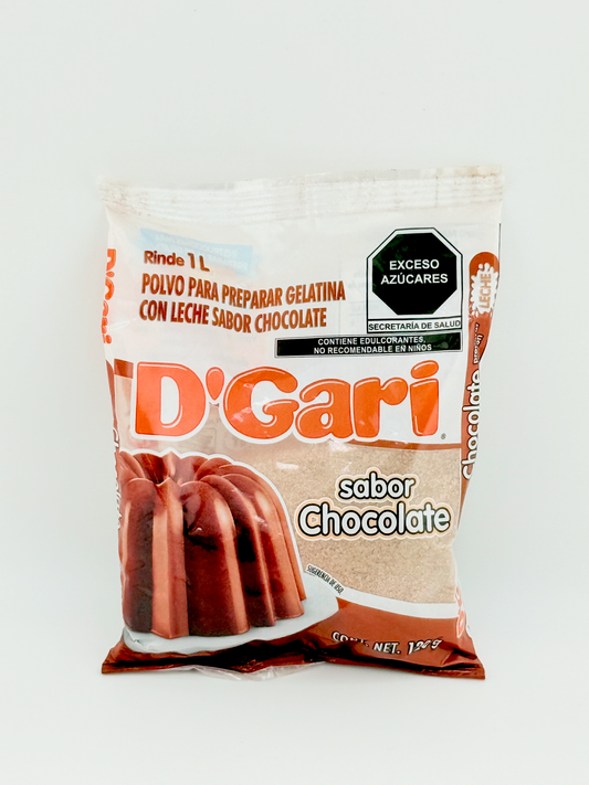 D'Gari Gelatina sabor chocolate
