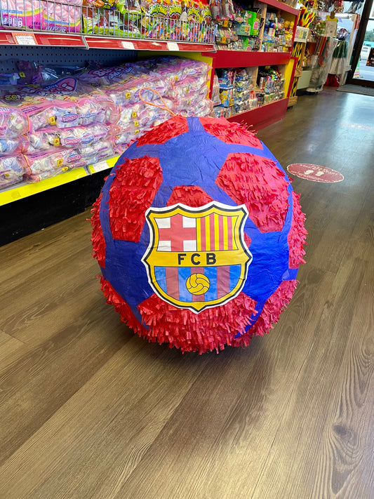 Piñata balón Barcelona personalizada