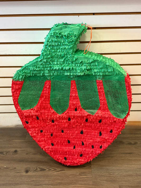 Piñata de fresa personalizada
