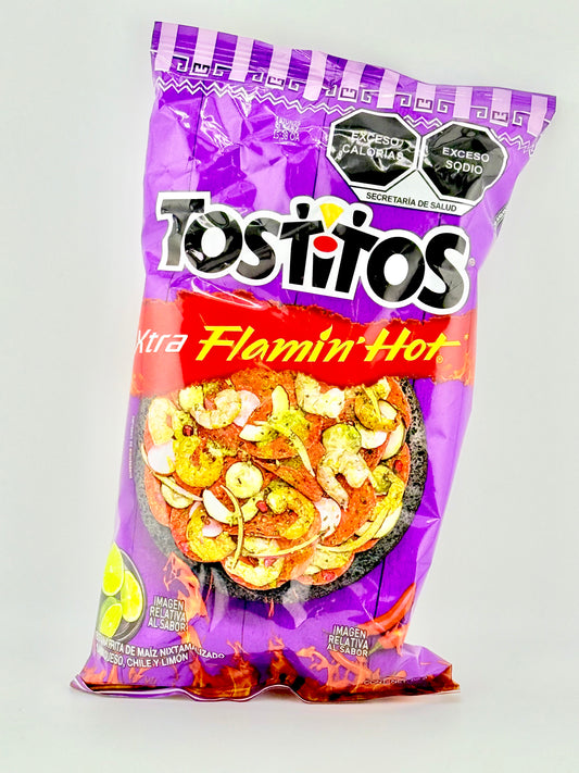 Tostitos flaming hot chico