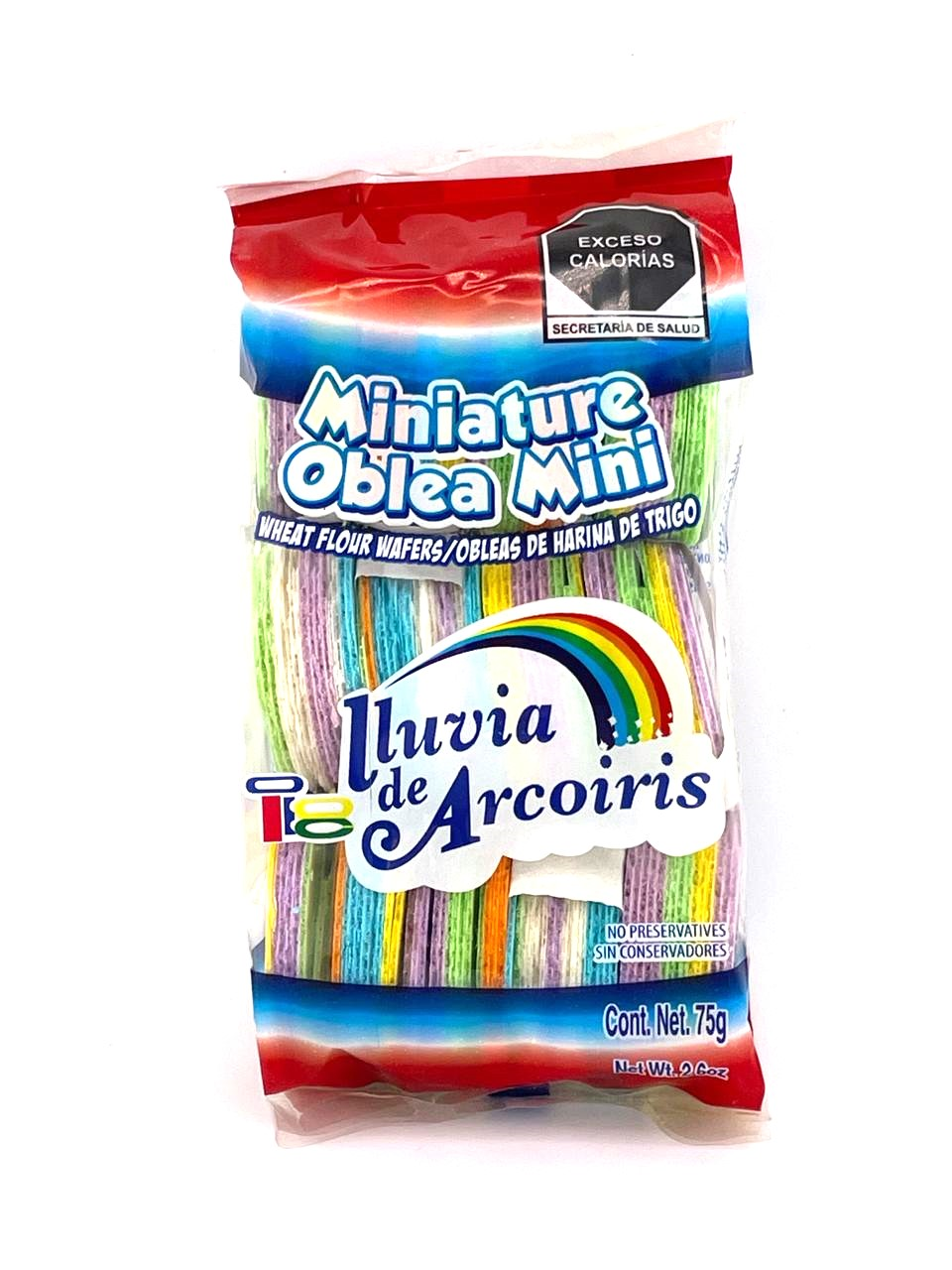 Oblea mini Lluvia de arcoiris