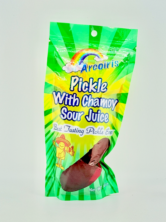 Pepino con chamoy