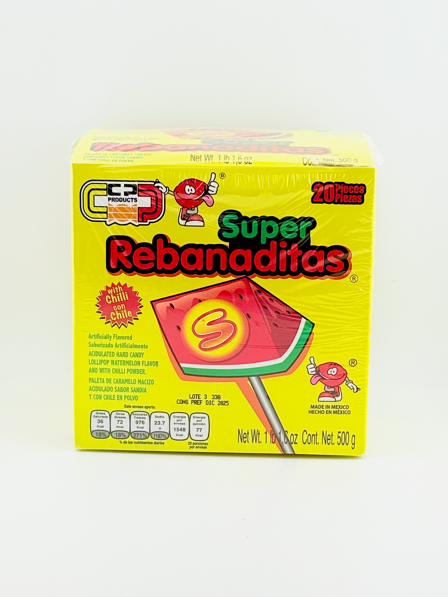 Super rebanaditas 20pz